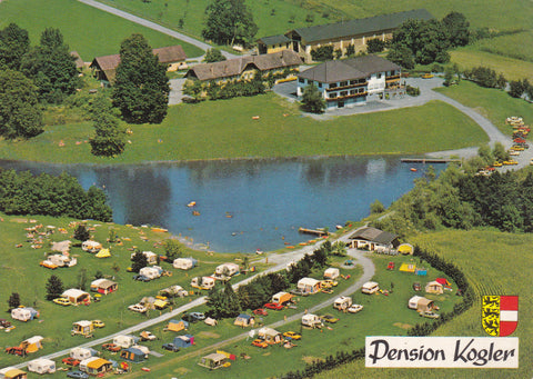 AK Moosburg. Pension Kogler FKK-Strand Tigringer See.