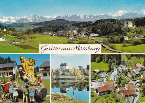 AK Grüsse aus Moosburg.