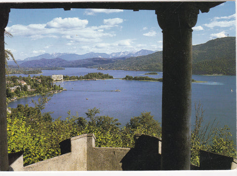 AK Blick von der Hohen Gloriette auf Pörtschach am Wörther See.
