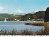 AK Blick von Pörtschach am Wörthersee auf Maria Wörth und Karawanken.