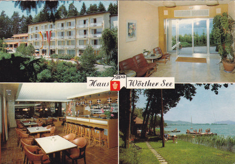 AK Töschling - Pörtschach. Haus Wörthersee. Gewerkschaft der Privatangestellten.