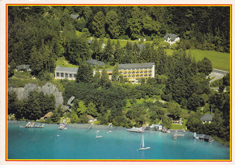 AK Töschling-Pörtschach. Haus Wörthersee. Gewerkschaft der Privatangestellten.