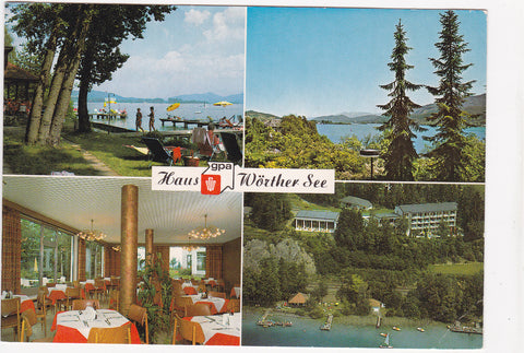 AK Töschling-Pörtschach. Haus Wörthersee. Gewerkschaft der Privatangestellten.