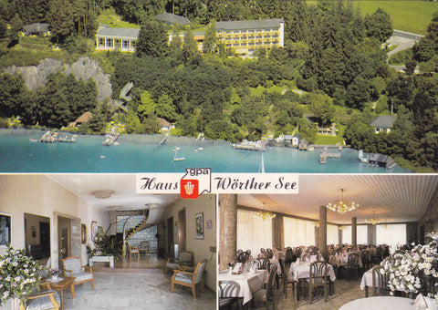 AK Töschling-Pörtschach. Haus Wörthersee. Gewerkschaft der Privatangestellten.
