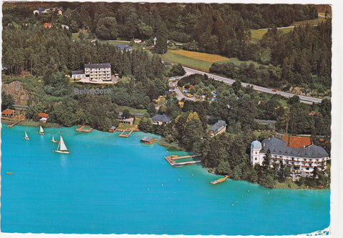 AK Töschling am Wörthersee. Haus Belvedere. ÖGB-Erholungsheim der Privat-Angestellten.