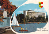 AK Pörtschach am Wörthersee. Parkhotel und Blumenstrand.