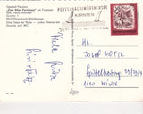 AK Pörtschach. Gasthof Pension Zum Alten Forsthaus am Forstsee. Bes. Hedy Walcher.
