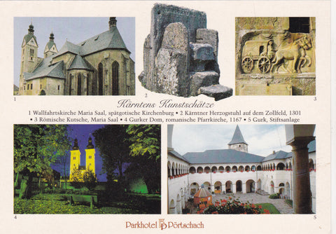 AK Kärntens Kunstschätze. Maria Saal. Herzogstuhl. Gurk.