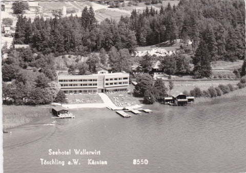 AK Töschling a. W. Seehotel Wallerwirt. Pörtschach.