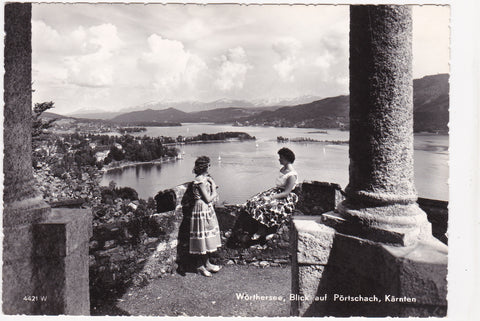 AK Wörthersee, Blick auf Pörtschach.