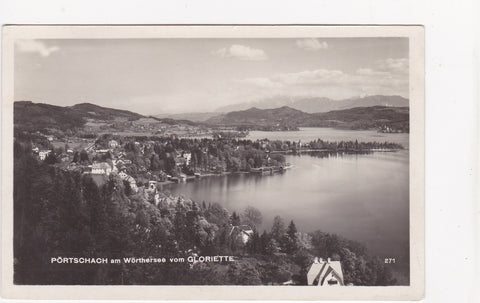 AK Pörtschach am Wörthersee vom Gloriette. (1929)