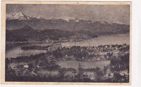 AK Pörtschach a. Wörther See mit Karawanken (1946)