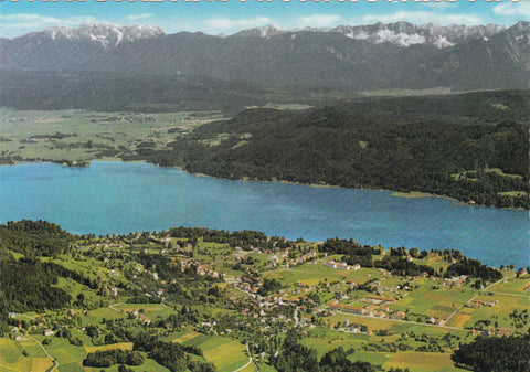 AK Blick auf Krumpendorf am Wörthersee.