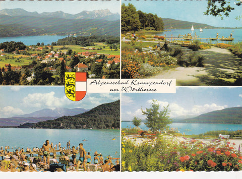 AK Alpenseebad Krumpendorf am Wörther See.