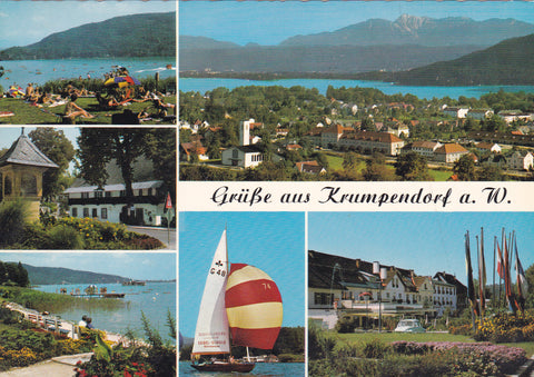 AK Grüße aus Krumpendorf am Wörthersee.