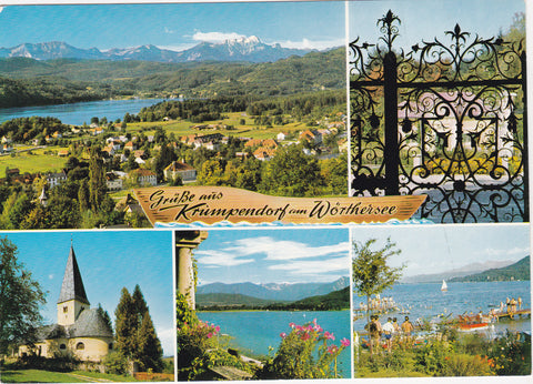 AK Grüße aus Krumpendorf am Wörthersee.