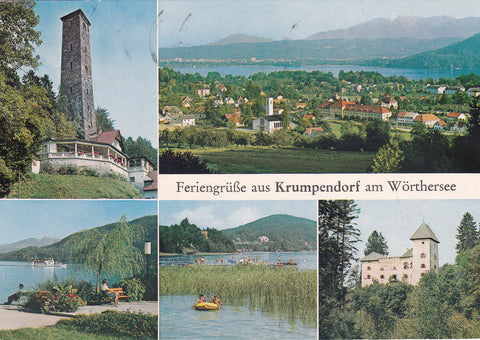 AK Feriengrüße aus Krumpendorf am Wörthersee.
