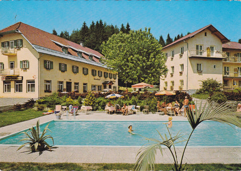 AK Krumpendorf am Wörthersee. Hotel-Pension Jerolitsch. Inh. Josef Walter.