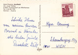 AK Krumpendorf am Wörthersee. Hotel-Pension Jerolitsch. Inh. Josef Walter.