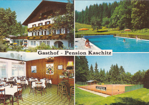 AK Krumpendorf. Pension Kaschitz. Pächter Familie Turk. Pirkenweg 12.