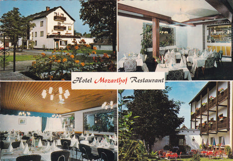 AK Krumpendorf am Wörthersee. Hotel Restaurant Mozarthof. Fam. Brandstätter.