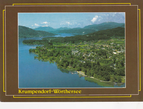 Werbe-AK Krumpendorf-Wörthersee.