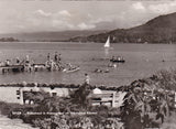 AK Badestrand in Krumpendorf am Wörthersee.