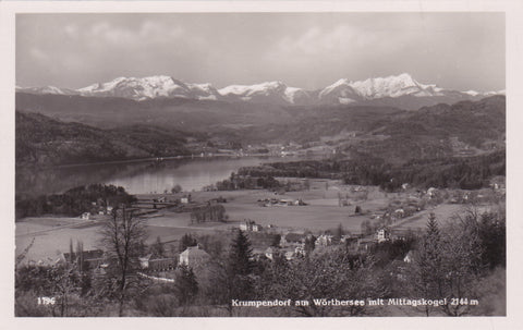 AK Krumpendorf am Wörthersee mit Mittagskogel. (1940)