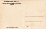 AK Krumpendorf am Wörthersee. Terrassen-Hotel.