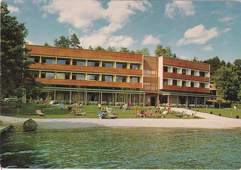 AK Pörtschach am Wörther See. Töschling. Seehotel Wallerwirt.