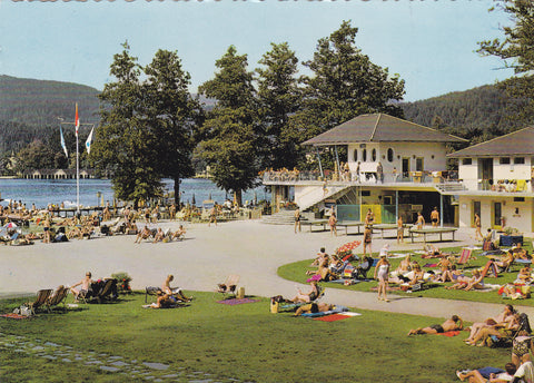AK Pörtschach am Wörther See. Strandbad.