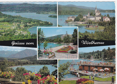 AK Grüsse vom Wörthersee.