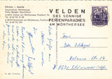 AK Segelschule Wörther See. Velden und Pörtschach.