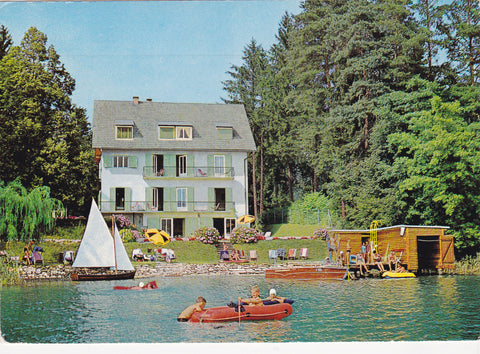 AK Pörtschach am Wörther See. Seepension Diexer. Bootsbauerweg 20.