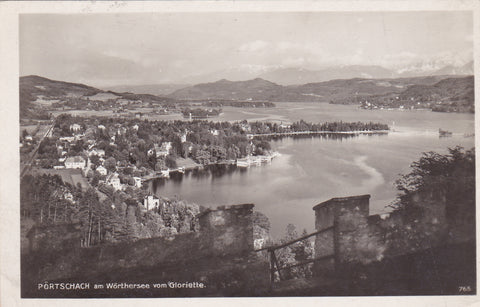 AK Pörtschach am Wörthersee vom Gloriette. (1928)