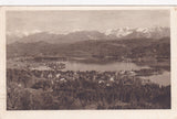 AK Pörtschach am Wörthersee mit Karawanken.