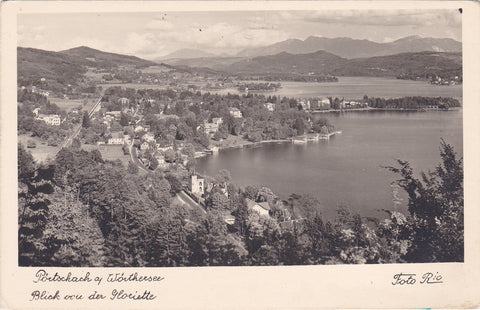 AK Pörtschach am Wörthersee. Blick von der Gloriette.
