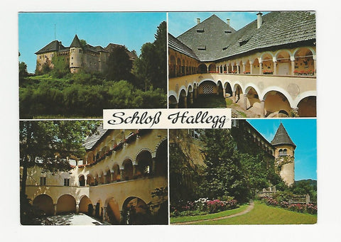 AK Krumpendorf  am Wörthersee. Gästehaus Schloß Hallegg.