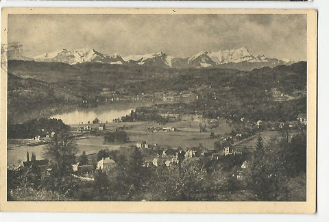 AK Krumpendorf am Wörther See mit Mittagskogel. (1947)