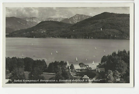 AK Seebad Krumpendorf, Restauration und Strandbad Kropfitsch mit Koschutta.