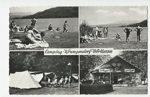 AK Krumpendorf  am Wörthersee. Camping.