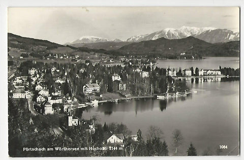 AK Pörtschach am Wörthersee mit Hochobir.