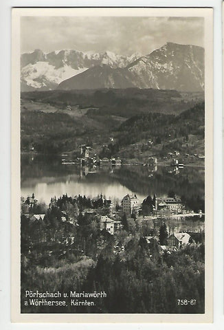 AK Pörtschach und Maria Wörth am Wörthersee. (1952-53)