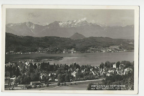 AK Pörtschach am Wörthersee mit Mittagskogel.