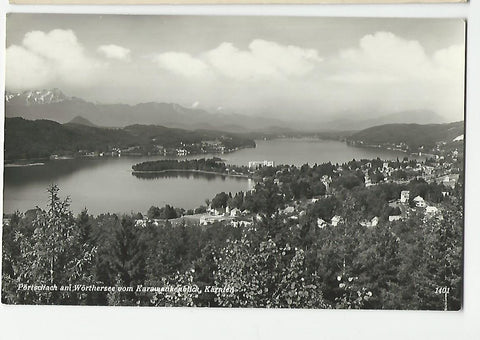 AK Pörtschach am Wörthersee vom Karawankenblick.