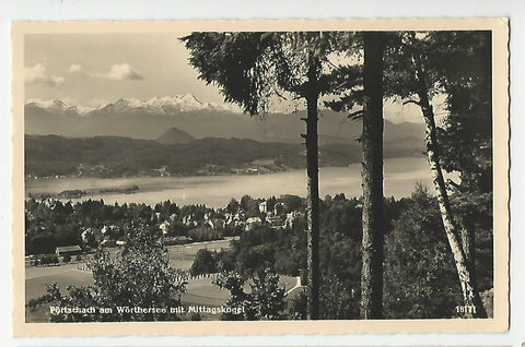AK Pörtschach am Wörthersee mit Mittagskogel.