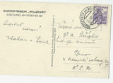 AK Töschling am Wörthersee mit Karawanken. (1936)