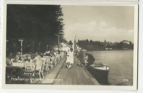 AK Pörtschach am Wörthersee. Werzerstrand. (1928)