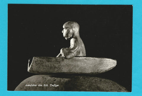 AK Kahnfahrer röm. Kelt. Tonfigur. Ausgrabungen d. Landes Kärnten auf dem Magdalensberg.