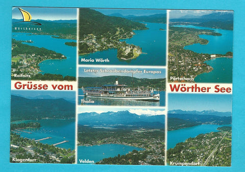 AK Grüsse vom Wörther See.